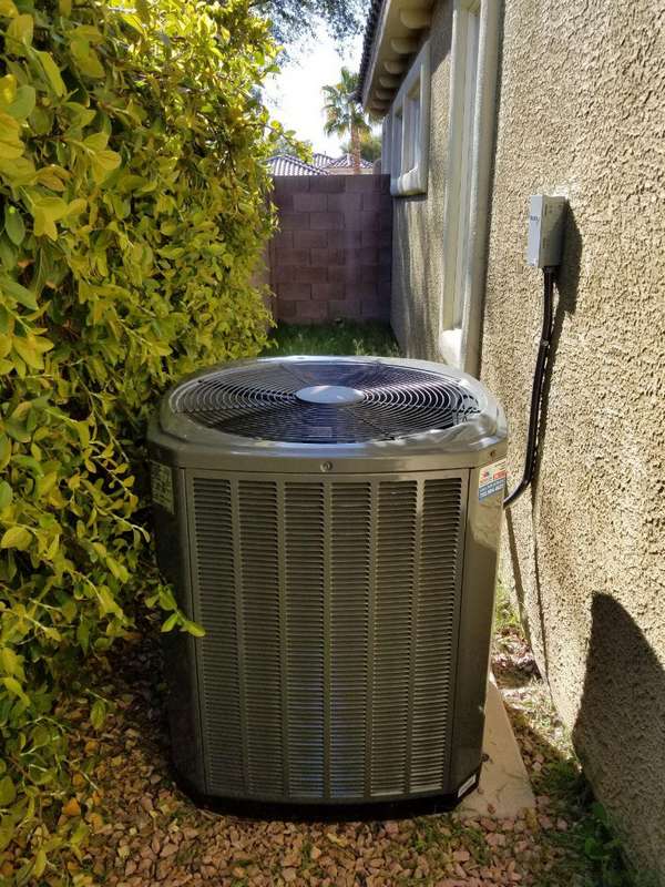 Installation of a high efficiency 16 seer Trane hvac system R410a refrigerant and cased coil After