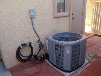 New AC Unit Installed by our Las Vegas HVAC Team