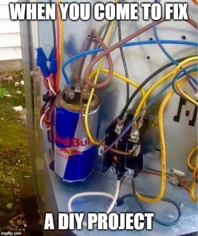 When you come to fix HVAC DIY project :)