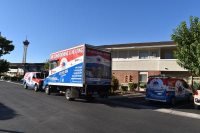 The HVAC team in action: Delivering comfort, one installation at a time!