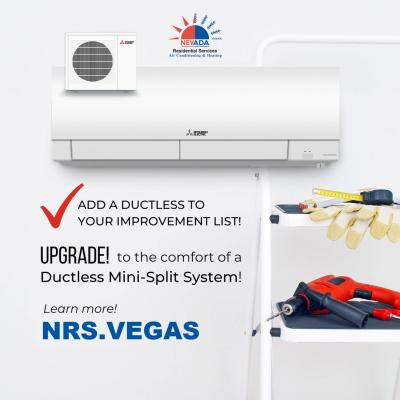 Upgrade to a ductless mini-split system: Efficient, sleek, and perfect for any space!