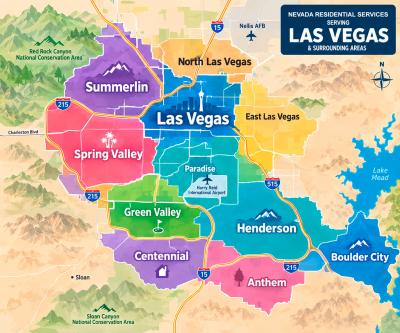 Local HVAC Services - Areas We Serve | Nevada Residential Services